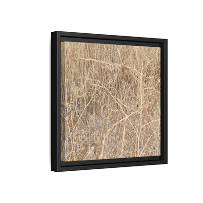 Golden Stalks - Unique Stretched Canvas Wall Art