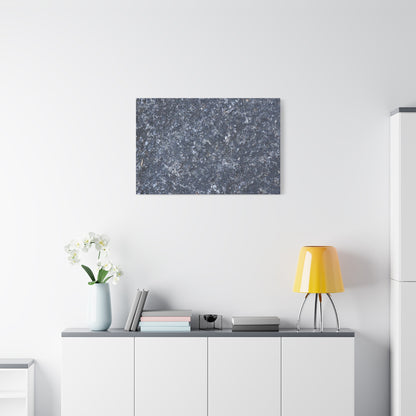 Frozen Whispers of Stone - Unique Frameless Canvas Wall Art
