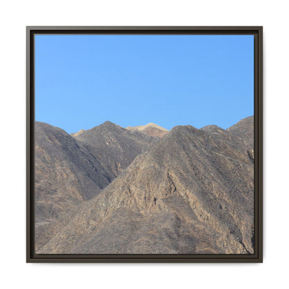 Echoes of Barren Peaks - Unique Stretched Canvas Wall Art - Art By Earth