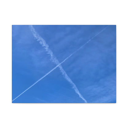 Crossing Paths - Unique Frameless Canvas Wall Art