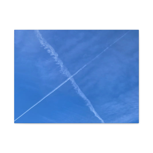 Crossing Paths - Unique Frameless Canvas Wall Art