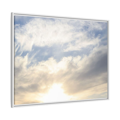 Sky's Ethereal Whisper - Unique Stretched Canvas Wall Art