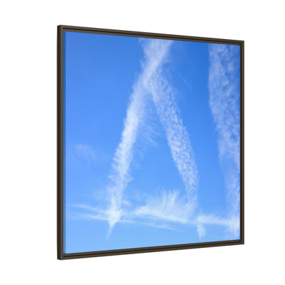 Skyward Whispers - Unique Stretched Canvas Wall Art