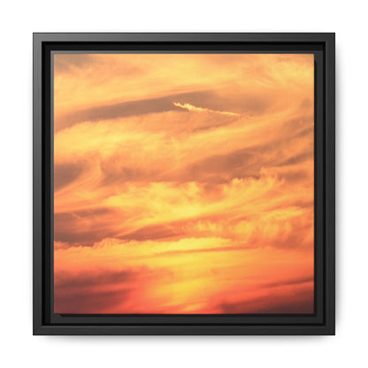 Burning Skies - Unique Stretched Canvas Wall Art