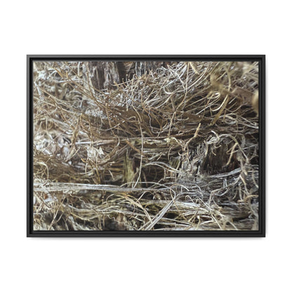 Tangled Whispers of Autumn - Unique Stretched Canvas Wall Art