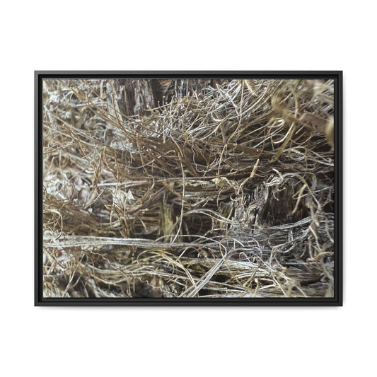 Tangled Whispers of Autumn - Unique Stretched Canvas Wall Art