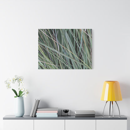 Whispers of Green - Unique Frameless Canvas Wall Art