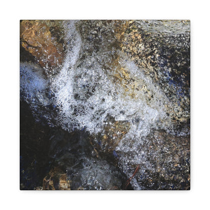 Liquid Stone - Unique Frameless Canvas Wall Art