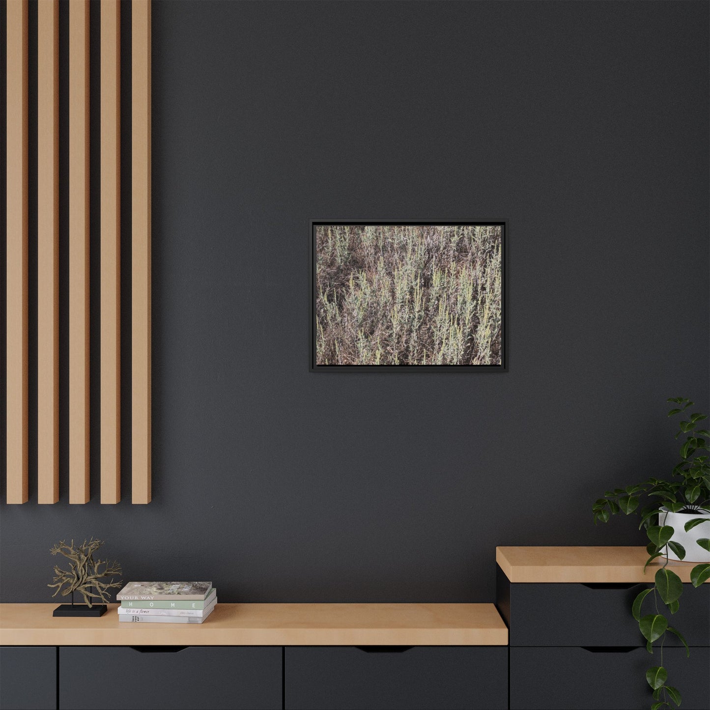 Sage Fields Forever - Unique Stretched Canvas Wall Art - Art By Earth