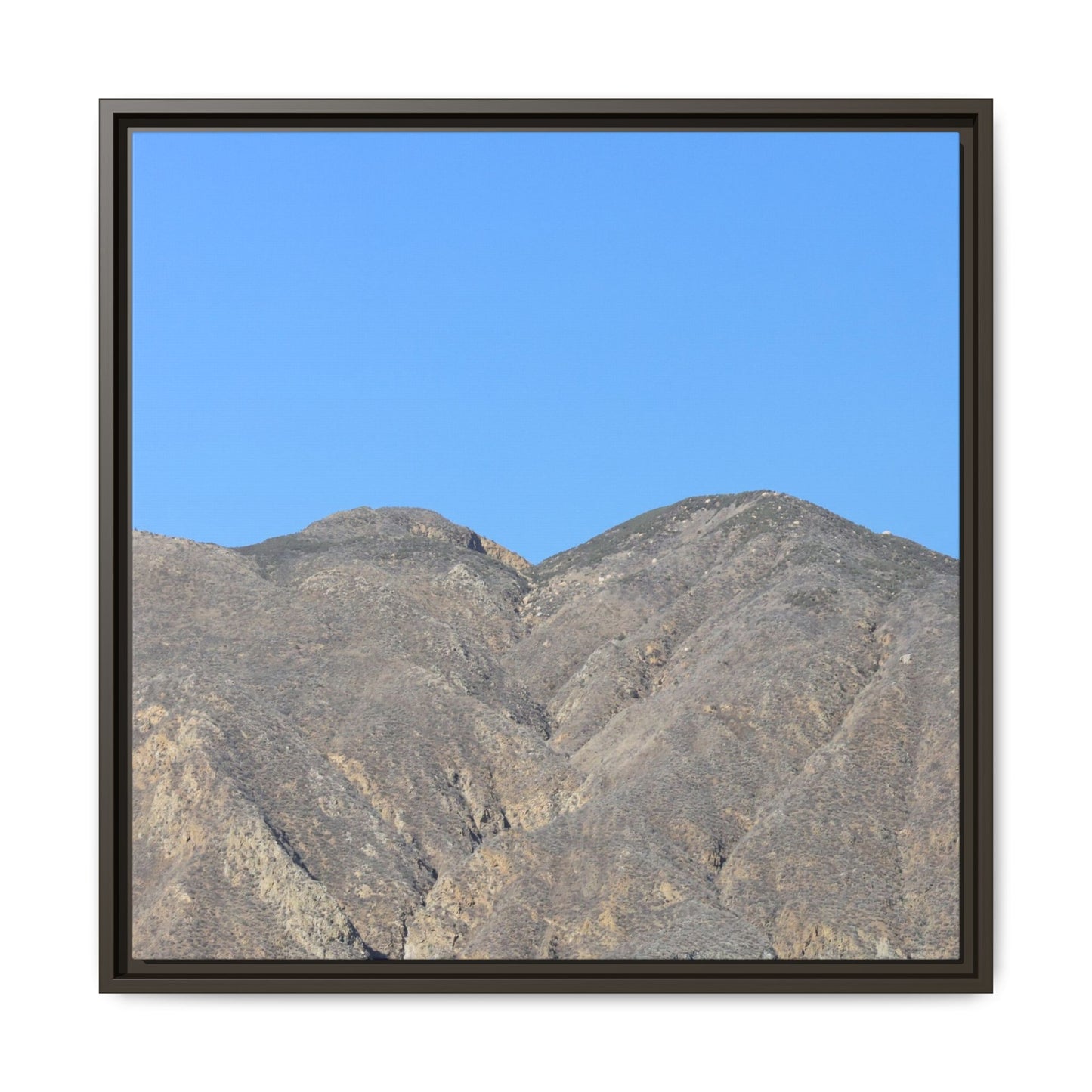 Arid Mountain Breath - Unique Stretched Canvas Wall Art - Art By Earth