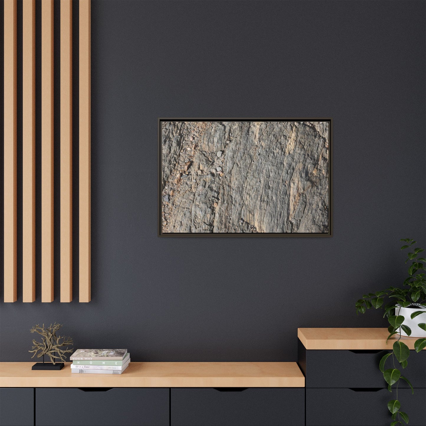Textured Earth - Unique Stretched Canvas Wall Art
