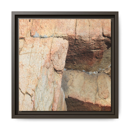 Fractured Stone - Unique Stretched Canvas Wall Art