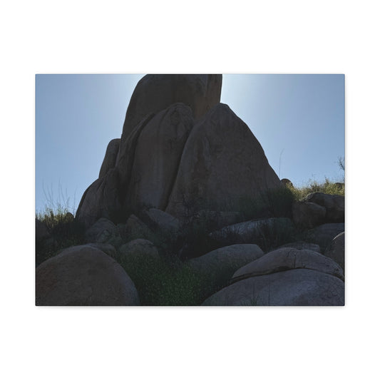 Rocks of Solitude - Unique Frameless Canvas Wall Art
