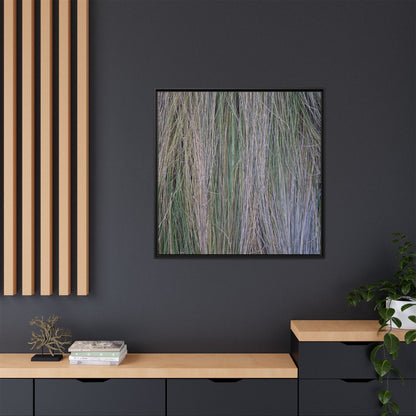 Whispers of Silver Grass - Unique Stretched Canvas Wall Art