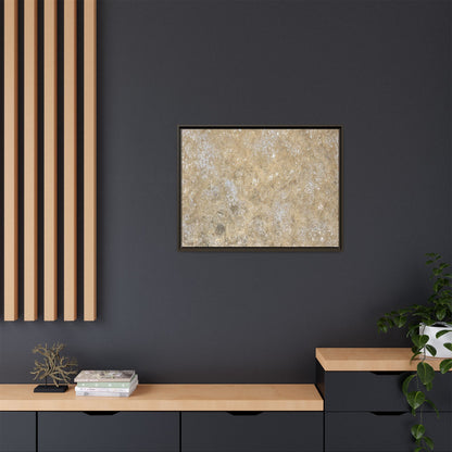 Bubbling Sand - Unique Stretched Canvas Wall Art