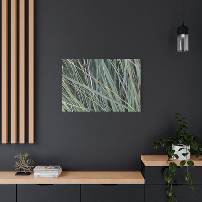 Whispers of Green - Unique Frameless Canvas Wall Art