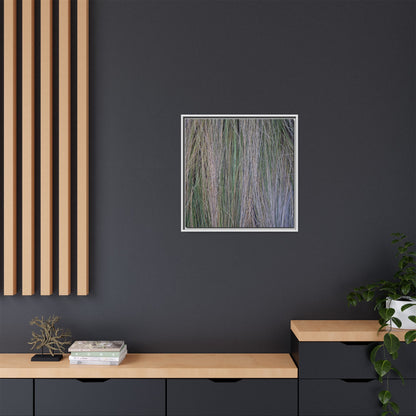 Whispers of Silver Grass - Unique Stretched Canvas Wall Art