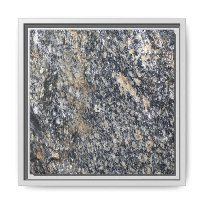 Crystalline Echoes - Unique Stretched Canvas Wall Art