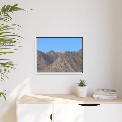 Echoes of Barren Peaks - Unique Stretched Canvas Wall Art - Art By Earth