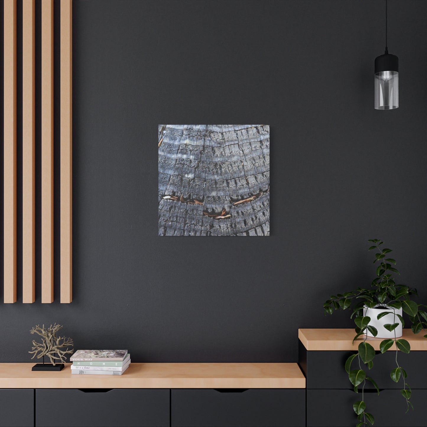 Time's Fractal Whispers - Unique Frameless Canvas Wall Art