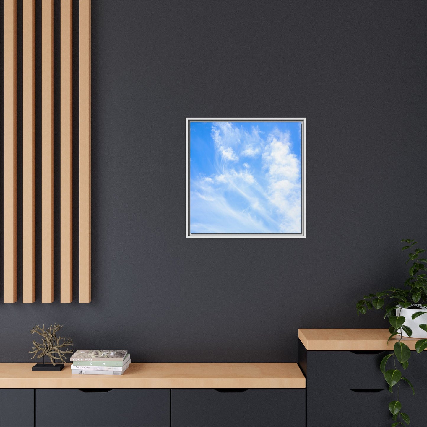 Azure Dreaming - Unique Stretched Canvas Wall Art