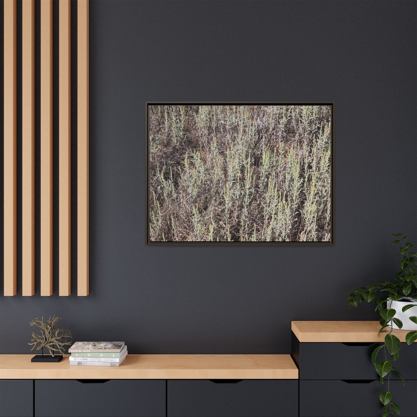 Sage Fields Forever - Unique Stretched Canvas Wall Art - Art By Earth