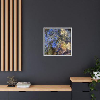 Aquatic Kaleidoscope - Unique Stretched Canvas Wall Art