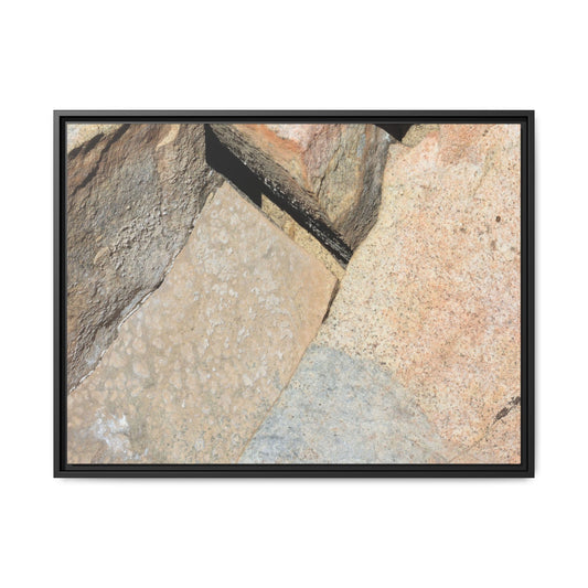 Rock Fragment - Unique Stretched Canvas Wall Art
