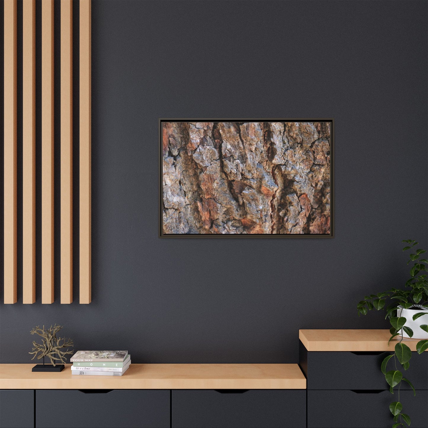 Craggy Textures - Unique Stretched Canvas Wall Art