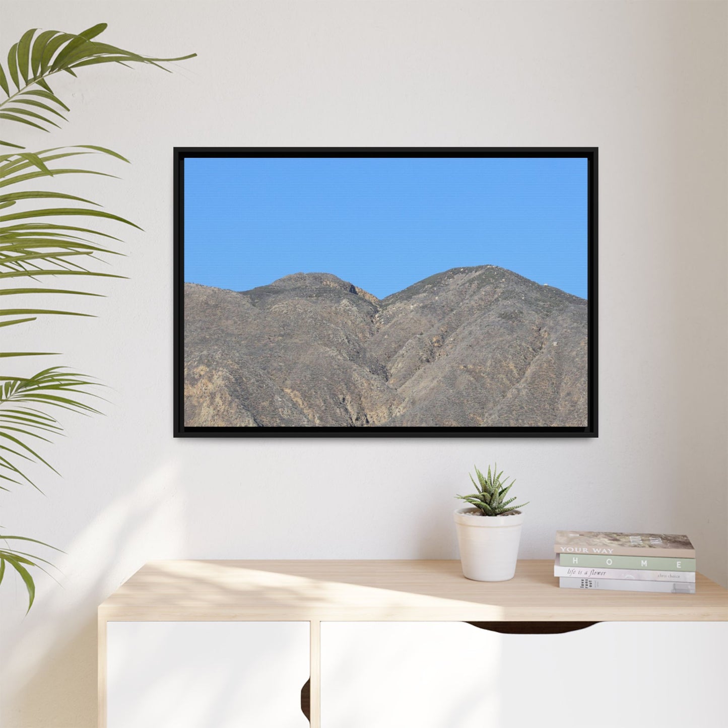 Arid Mountain Breath - Unique Stretched Canvas Wall Art - Art By Earth