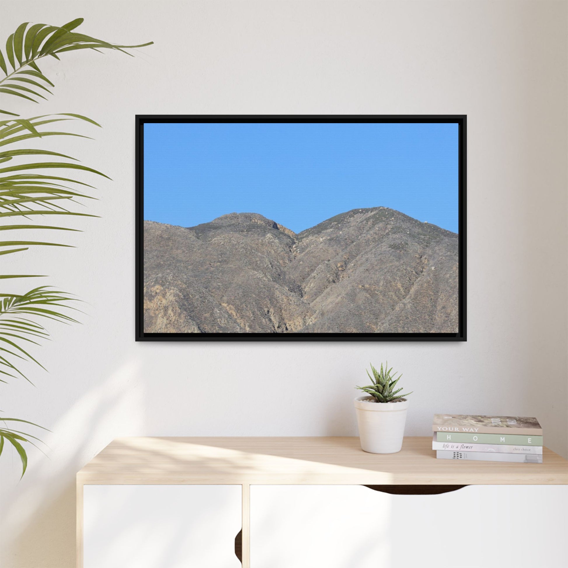 Arid Mountain Breath - Unique Stretched Canvas Wall Art - Art By Earth