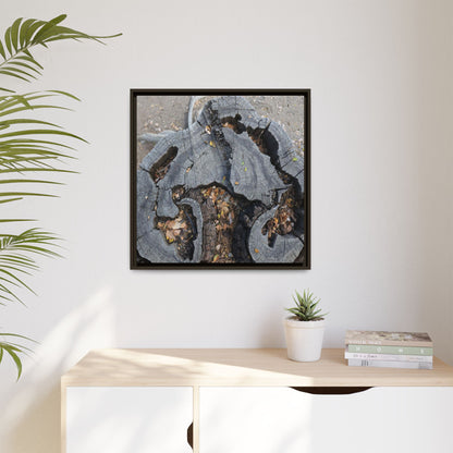 Time's Fractal Memory - Unique Stretched Canvas Wall Art