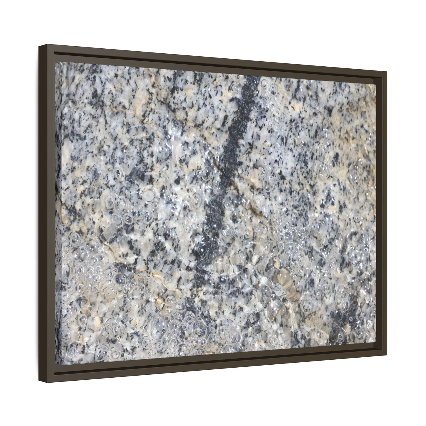 Granite Bubbles - Unique Stretched Canvas Wall Art