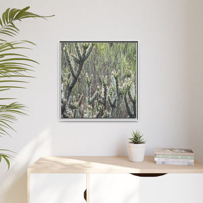 Prickly Paradise - Unique Stretched Canvas Wall Art