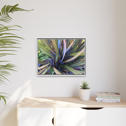Radiant Leaves - Unique Stretched Canvas Wall Art