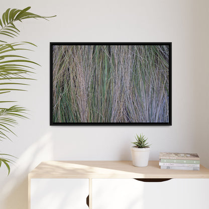 Whispers of Silver Grass - Unique Stretched Canvas Wall Art