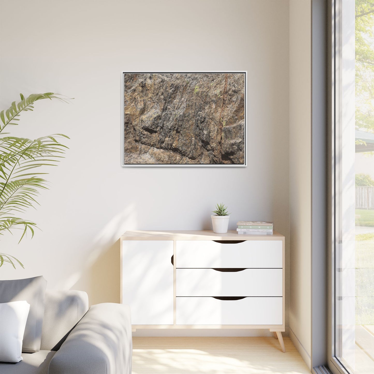 Weathered Time - Unique Stretched Canvas Wall Art