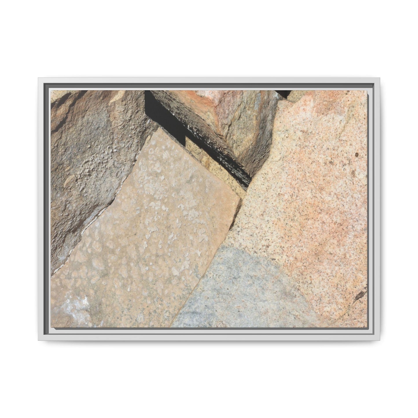 Rock Fragment - Unique Stretched Canvas Wall Art