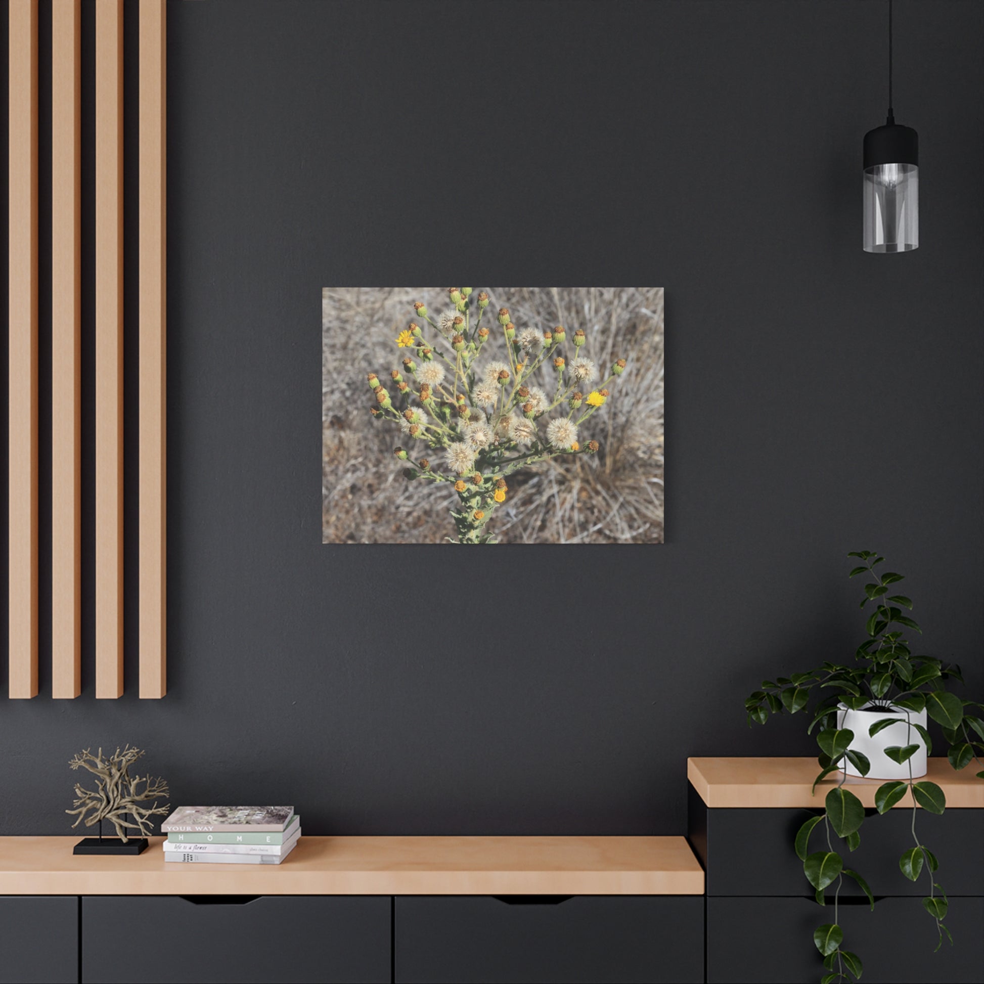 Whispers of the Dry Meadow - Unique Stretched Canvas Wall Art - Art By Earth