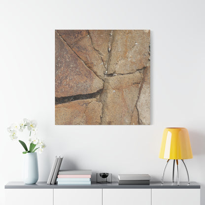 Cracked Earth's Canvas - Unique Frameless Canvas Wall Art