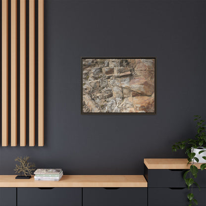Sandstone Symphony - Unique Stretched Canvas Wall Art