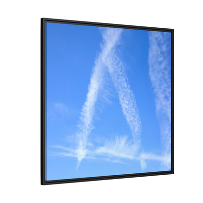 Skyward Whispers - Unique Stretched Canvas Wall Art