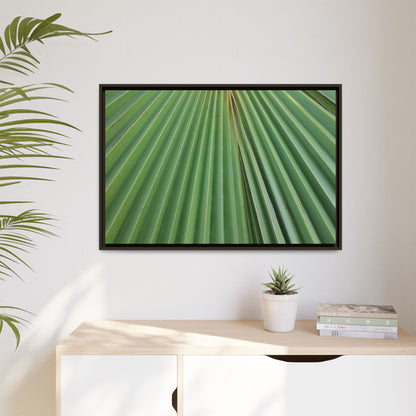 Verdant Veins - Unique Stretched Canvas Wall Art