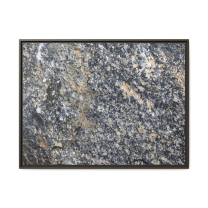 Crystalline Echoes - Unique Stretched Canvas Wall Art