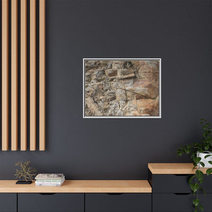 Sandstone Symphony - Unique Stretched Canvas Wall Art