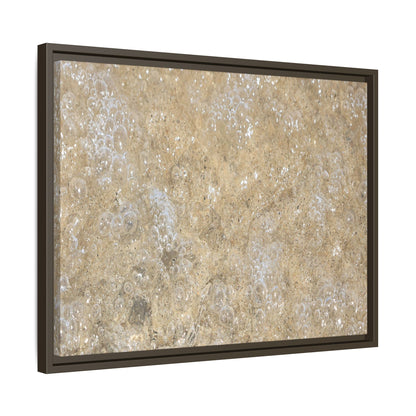 Bubbling Sand - Unique Stretched Canvas Wall Art