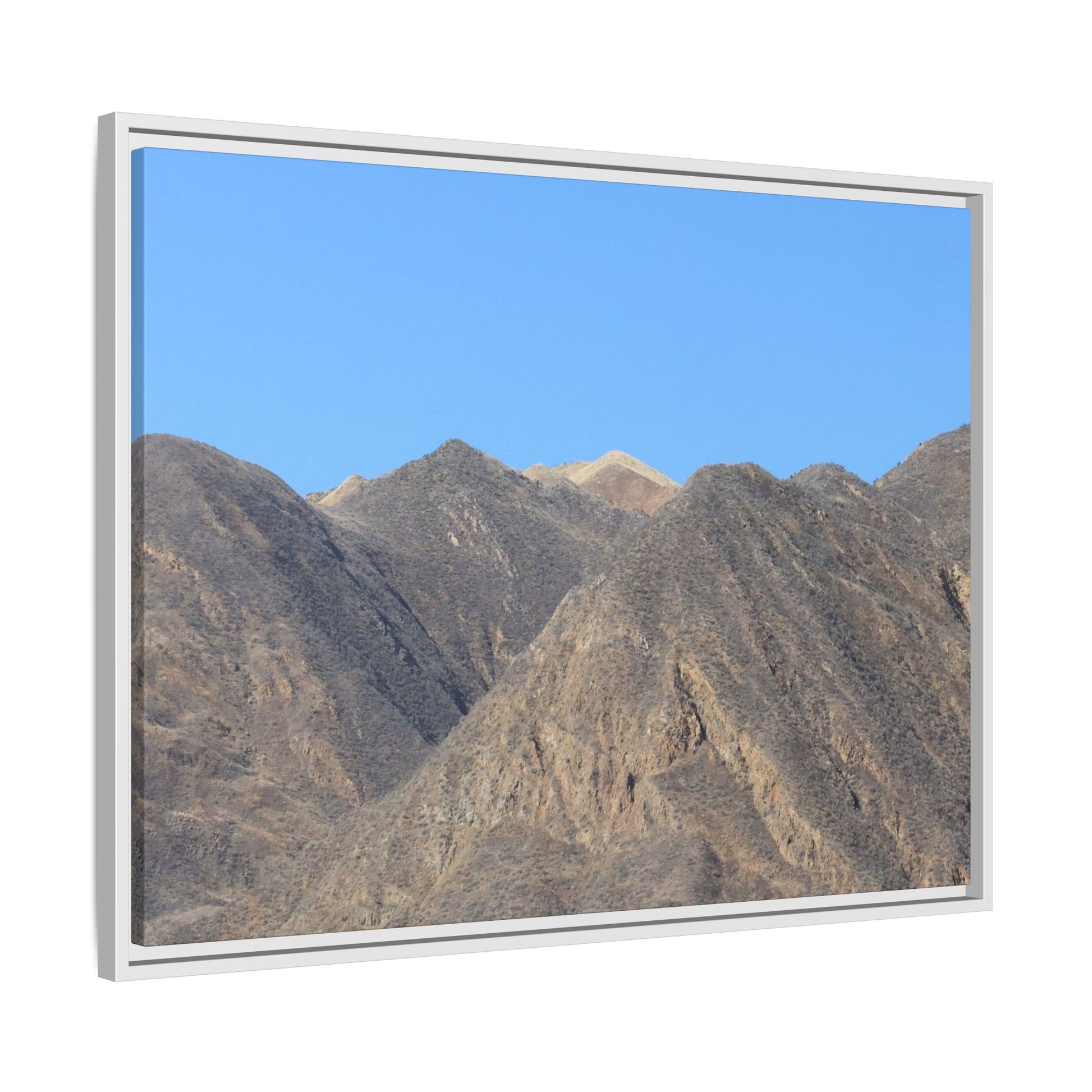 Echoes of Barren Peaks - Unique Stretched Canvas Wall Art - Art By Earth