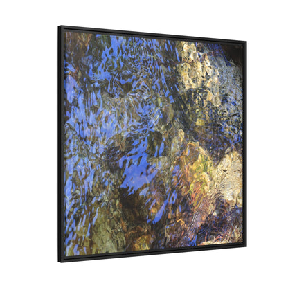 Aquatic Kaleidoscope - Unique Stretched Canvas Wall Art