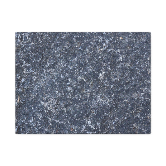 Frozen Whispers of Stone - Unique Frameless Canvas Wall Art