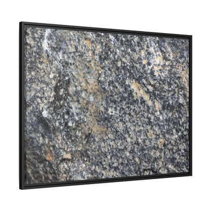 Crystalline Echoes - Unique Stretched Canvas Wall Art